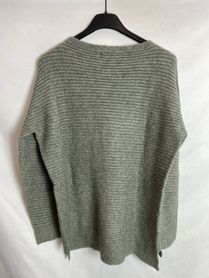 RENATTA&GO . Jersey textura verde. T M