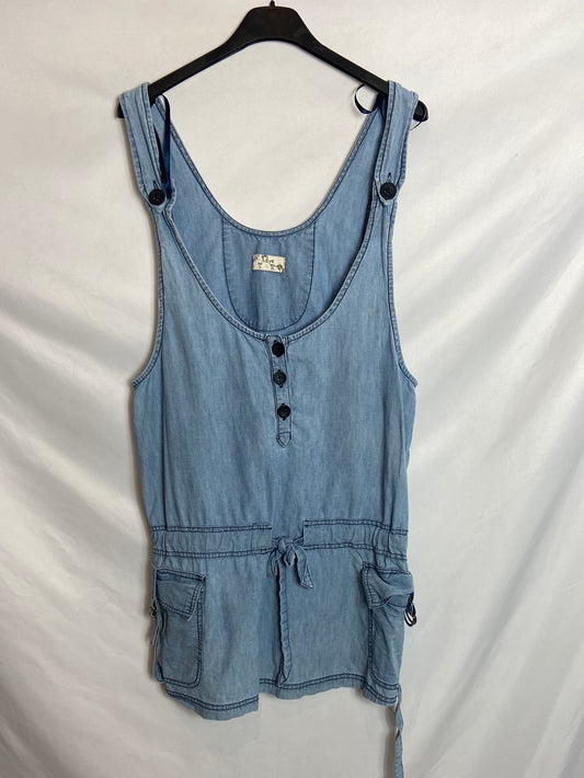 PULL & BEAR. Vestido denim bolsillos T.S