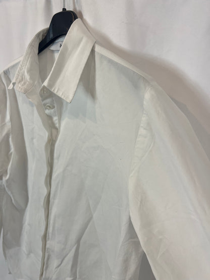 INTREND. Camisa blanca algodón. T 36 (tara)