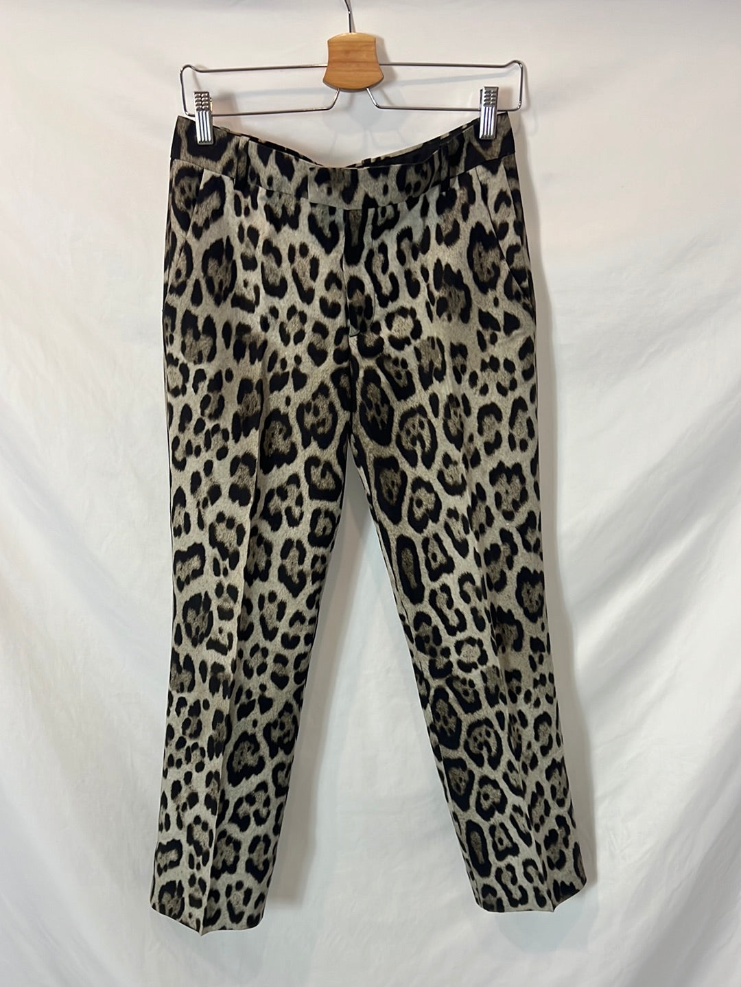 ZARA. Pantalón fluido animal print T.s