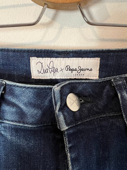 DUA LIPA BY PEPE JEANS. Denim elástico campana. T 29 (40)