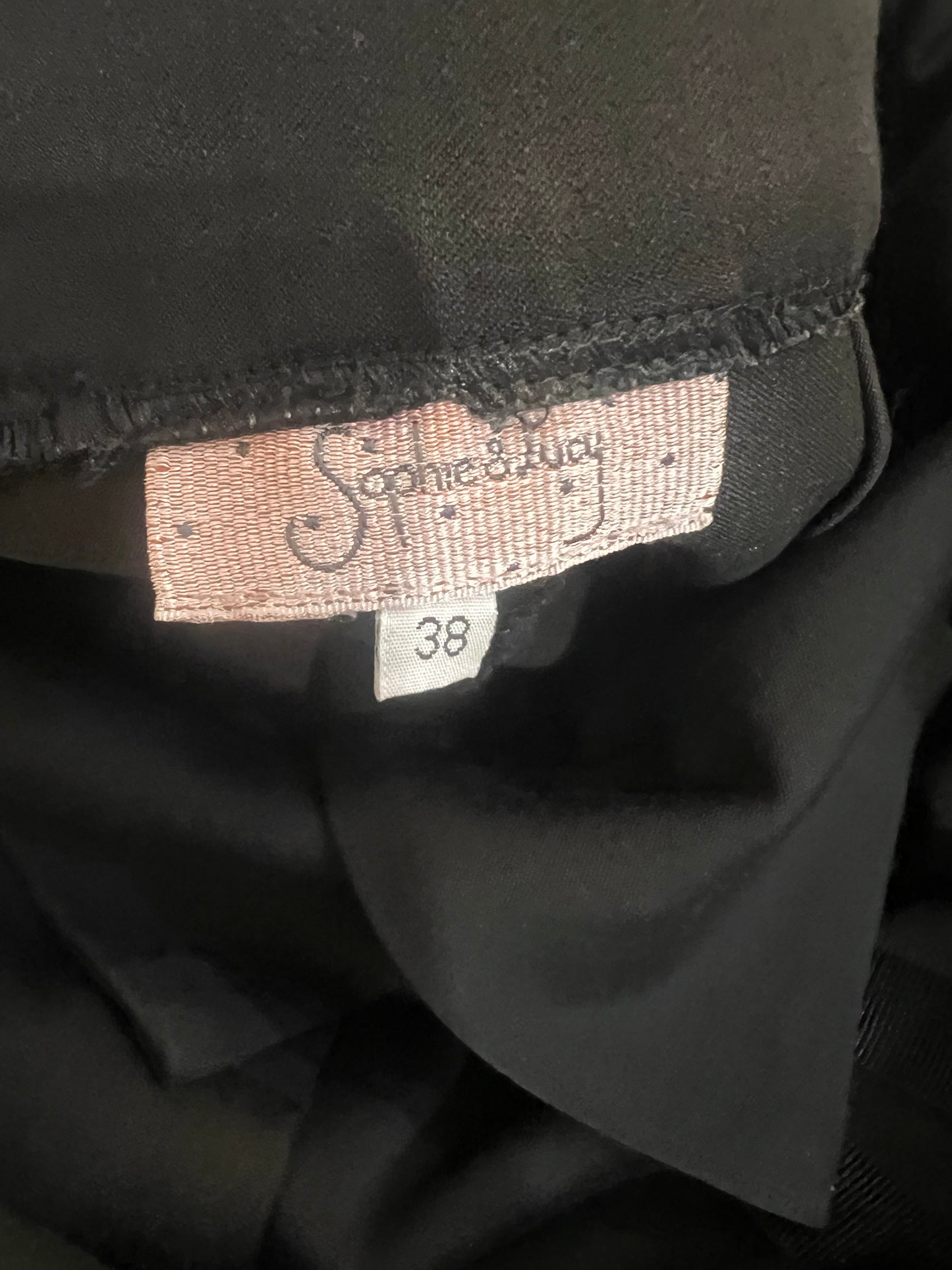 SOPHIE&LUCY. Pantalón negro fluido T.38