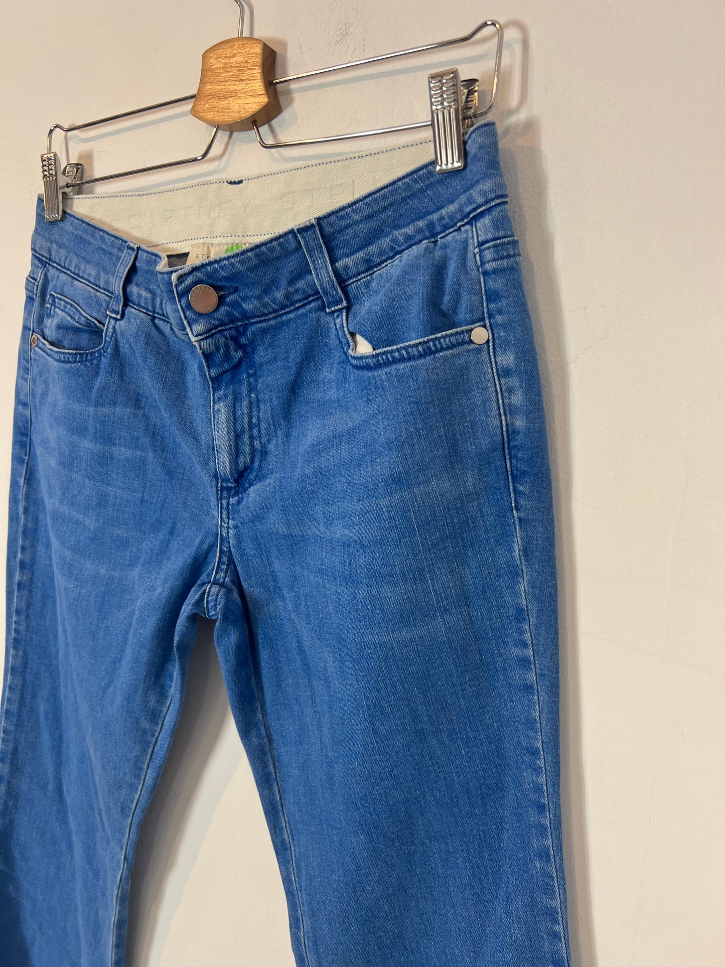 STELLAMcCARTNEY. Denim cropped flecos. T 28 (38)