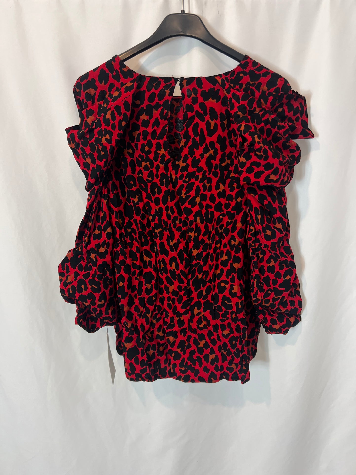 ZARA. Blusa fluida animal print. T S