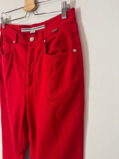 ESCADA SPORT. Pantalón recto rojo. T 40