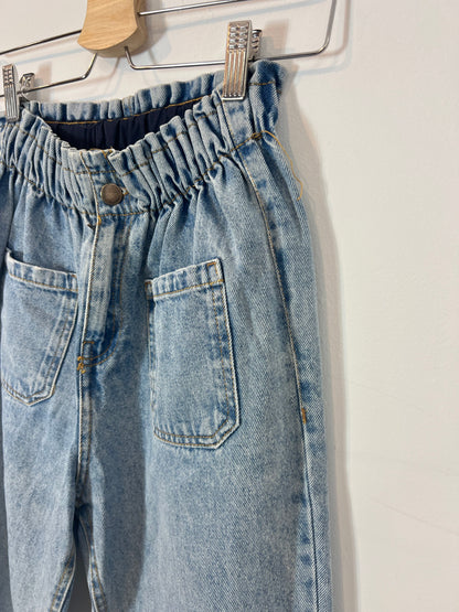 ZARA. pantalón slowchy denim T.13-14 años