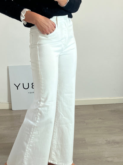 MOTHER. Pantalón denim blanco T.26 (36)