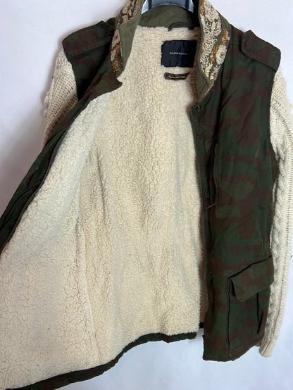 MAISON SCOTCH. Cazadora camuflaje T.1(s)