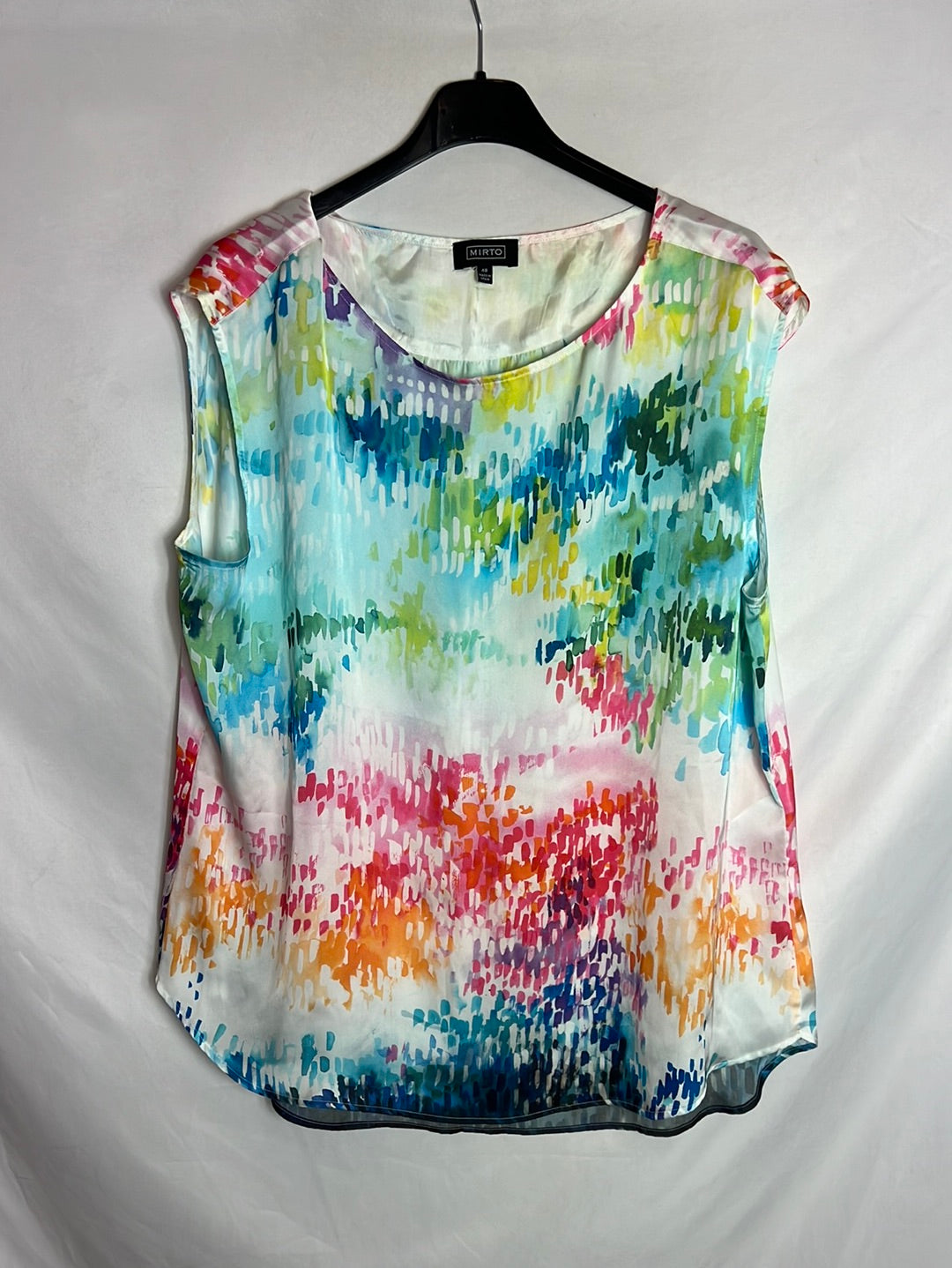 MIRTO. Blusa fluida colores T.48