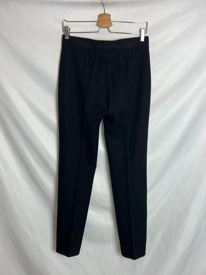 LOEWE. Pantalones pinzas negros. T 38