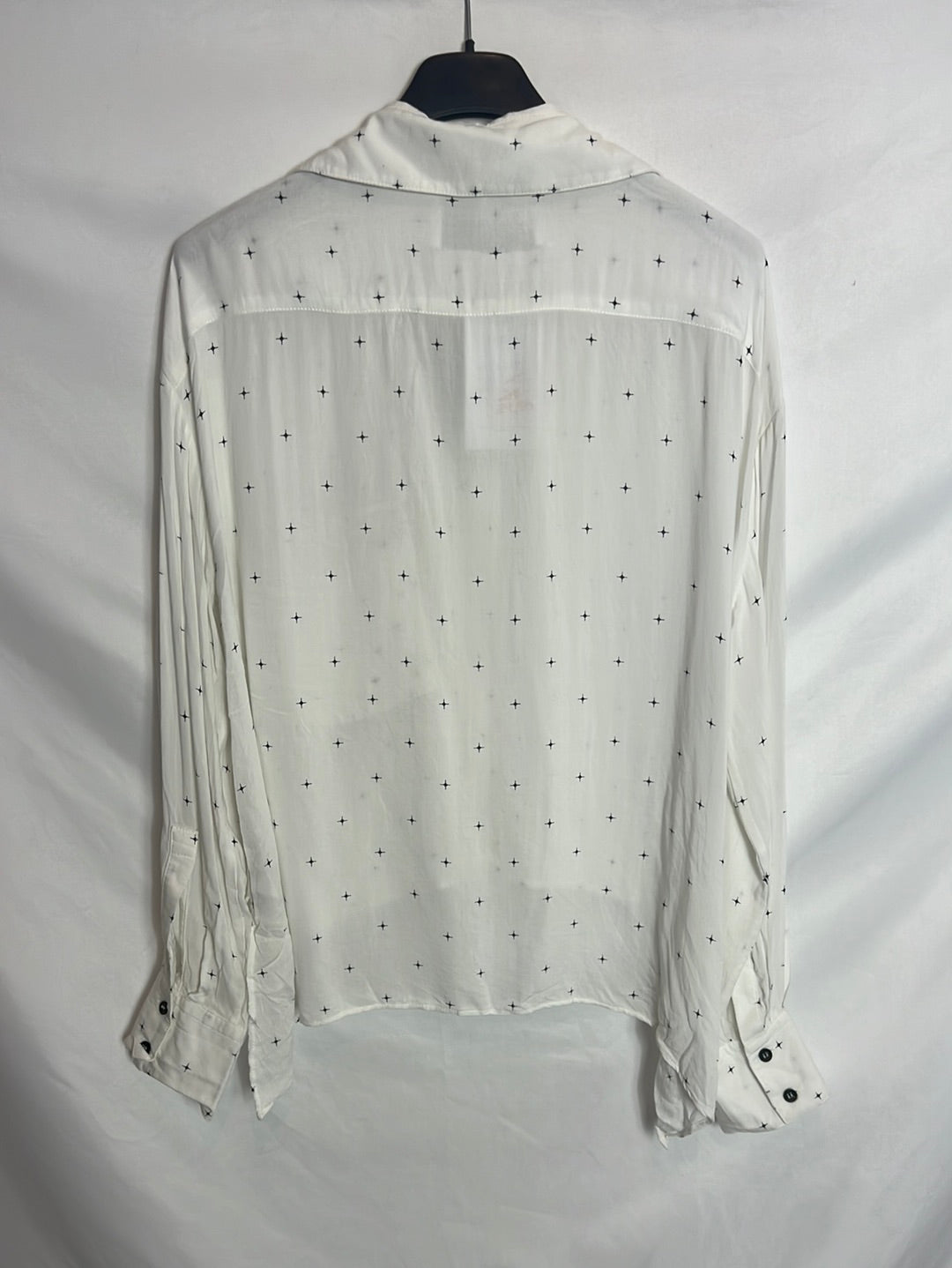 IRO. Blusa blanca estrellas T.34