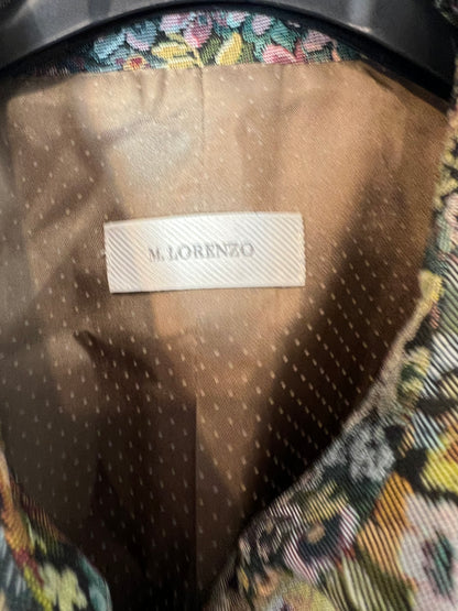 M. LORENZO. Chaqueta flores textura T.42