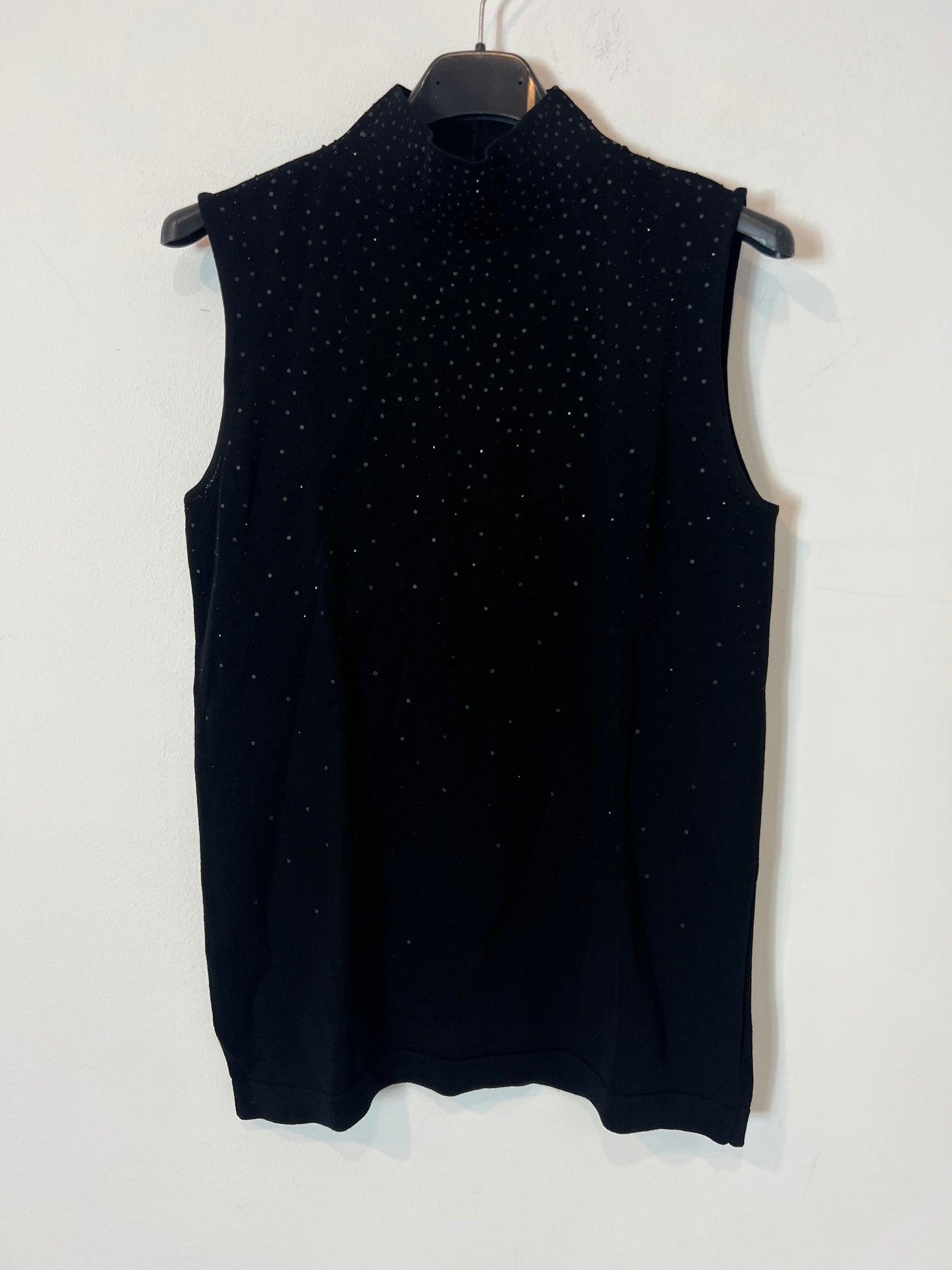 REISS. Top negro pedrería. T S