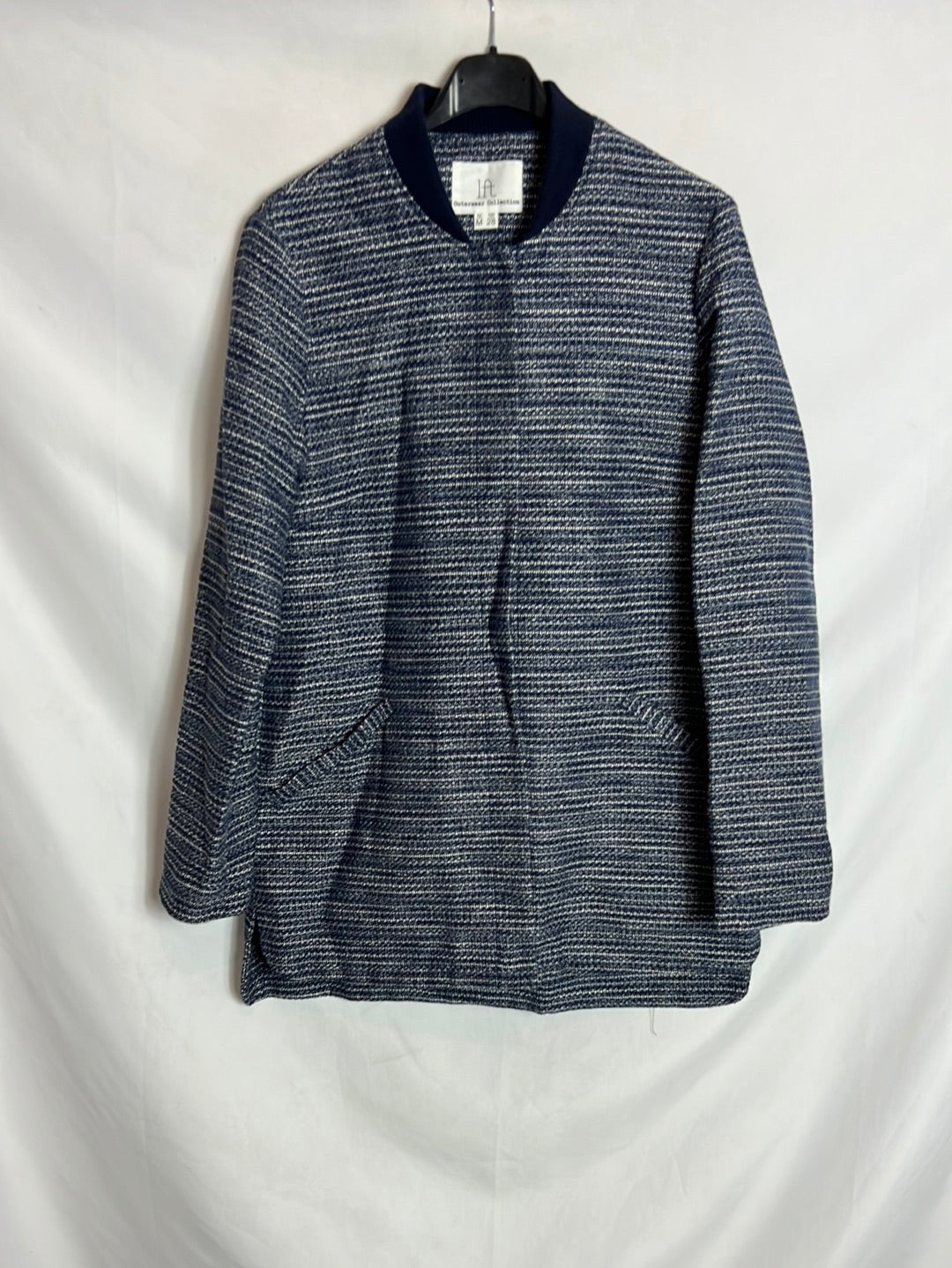 LEFTIES. Chaqueta azul jaspeada. T M