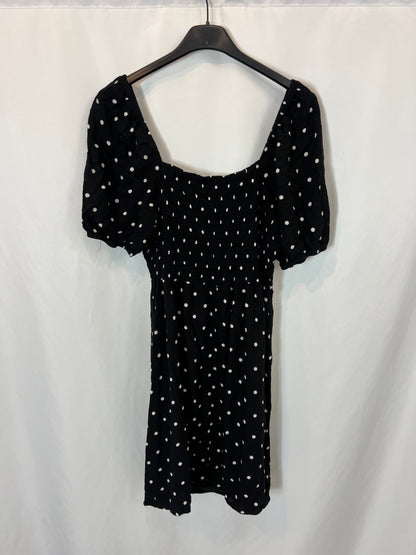 PRIMARK. Vestido corto lunares . T 40