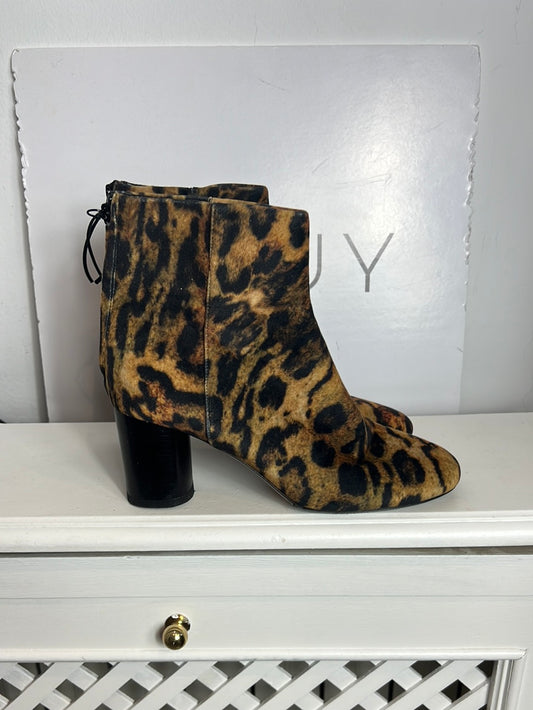 ISABEL MARANT. Botines textura animal print. T 39