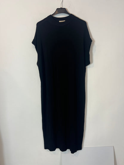 OTRAS. Vestido negro punto  TU(m/l)