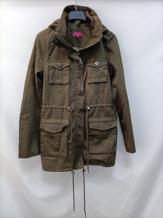 OSLEY. Parka fina verde T.36