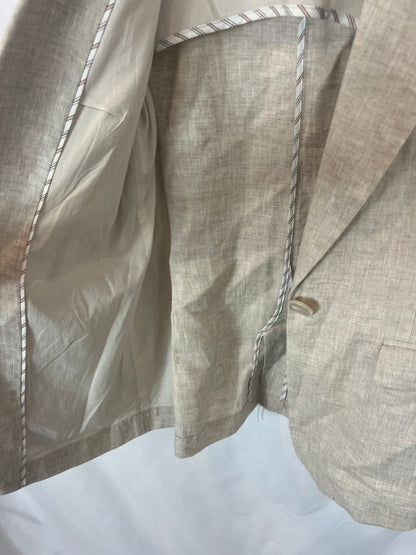 TINTORETTO. Blazer beige lino. T S