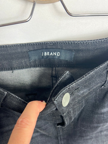 J BRAND. Falda corta denim negra. T 27 (40)