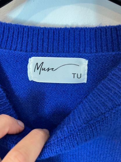 MUSÉ. Jersey rayas azul y verde TU(S)