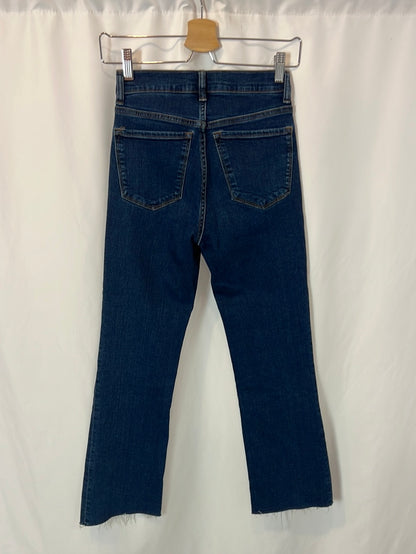 MANGO. Pantalón denim acampanado T.34