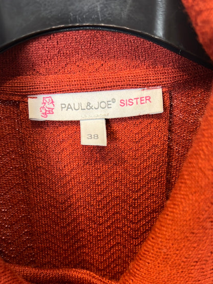 PAUL&JOE. Chaqueta punto teja T.38