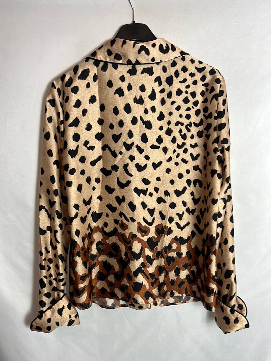 MANGO. blusa fluida animal print  T.s