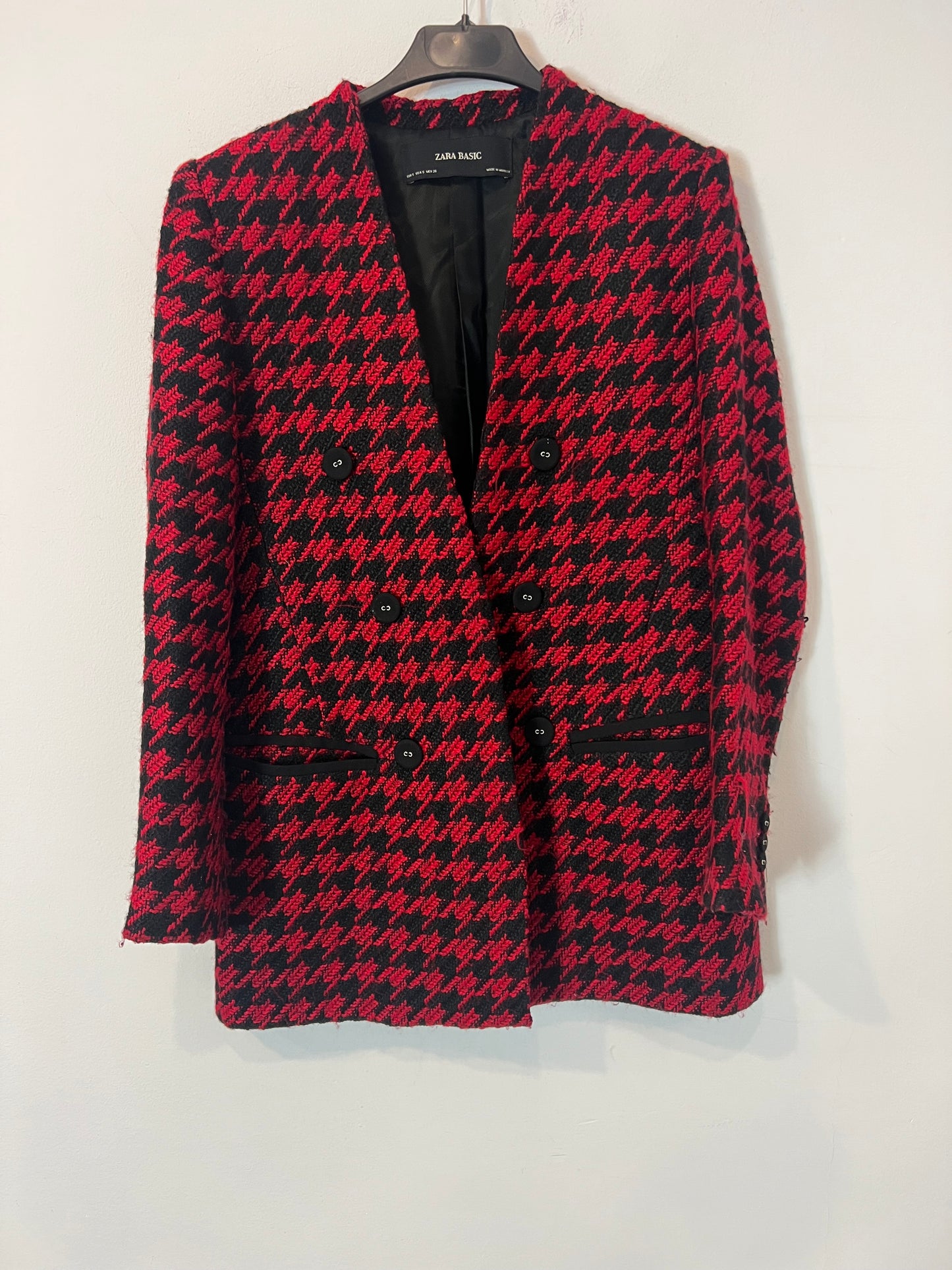 ZARA. Blazer pata de gallo  T.s