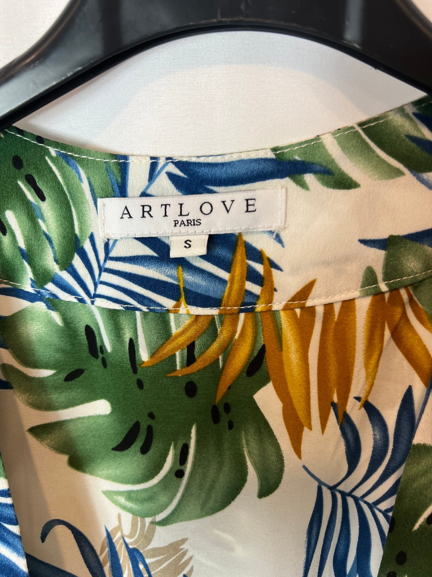 ARTLOVE. Kimono estampado tropical. T S