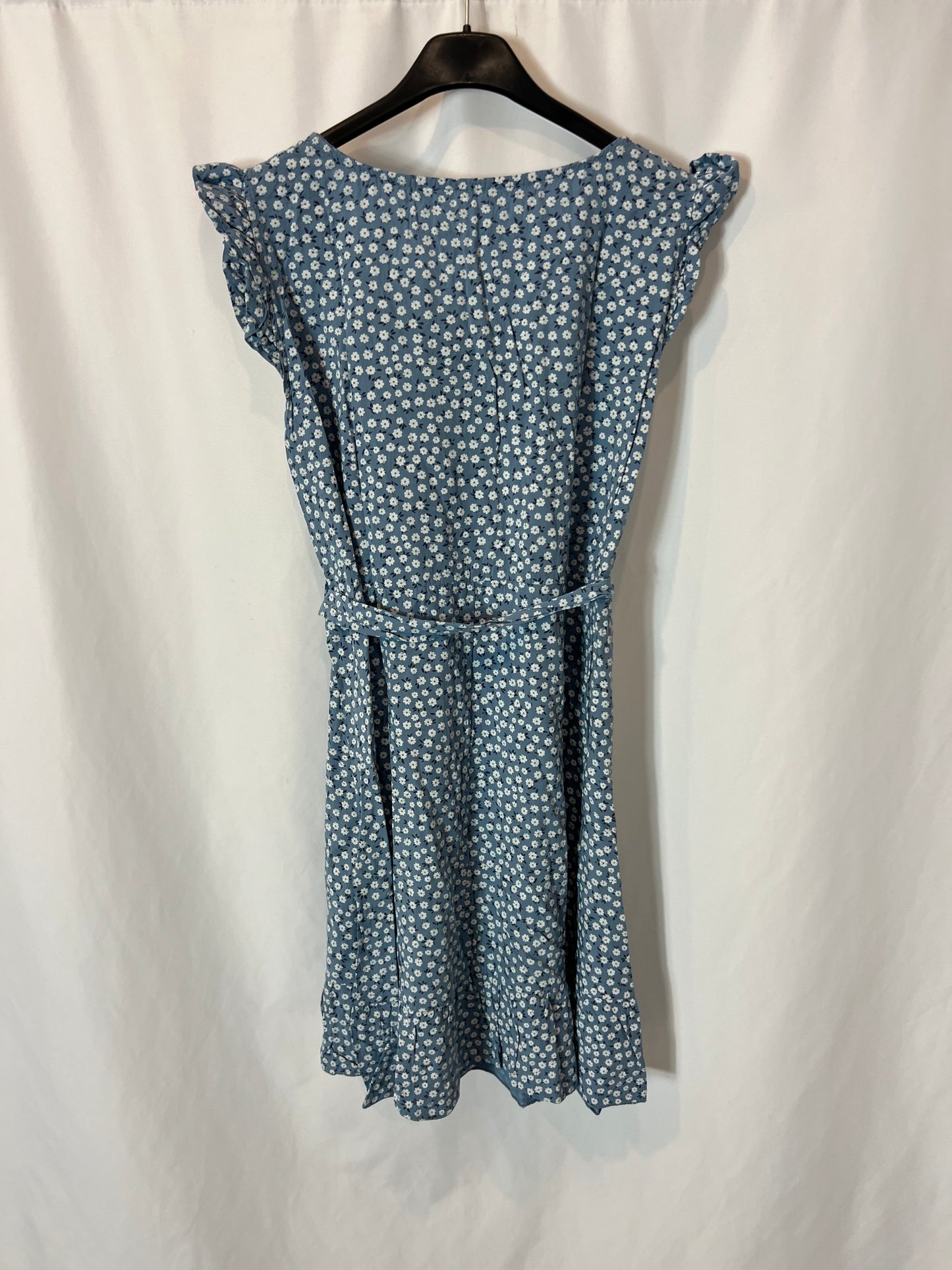 OTRAS. Vestido corto azul flores T.u(s/m)