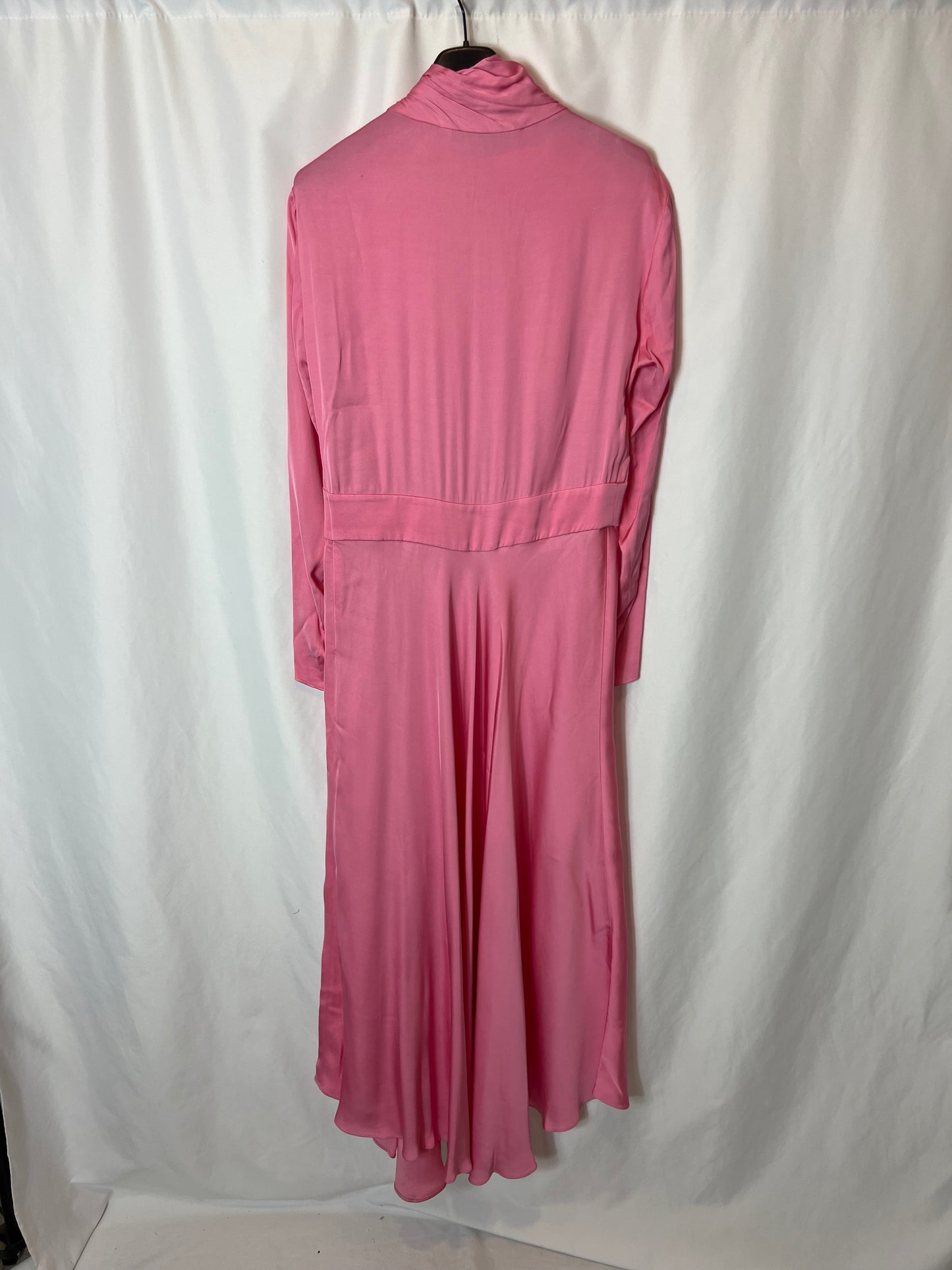 ZARA. Vestido rosa botones joya T.xs