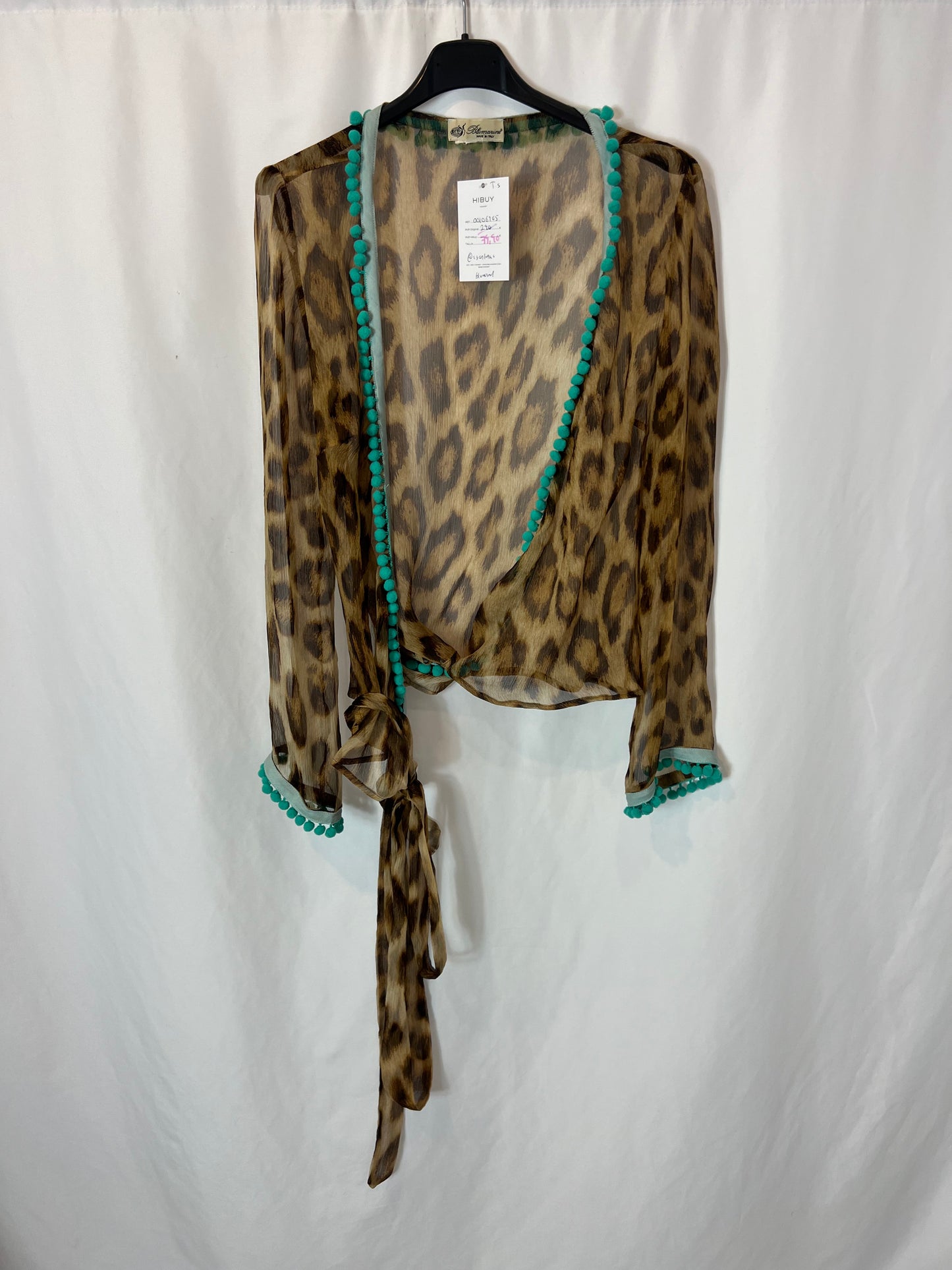 BLUMARINE. Blusa animal print T.u(S)