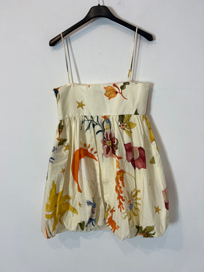 ZARA. Vestido corto estampado  T.xs