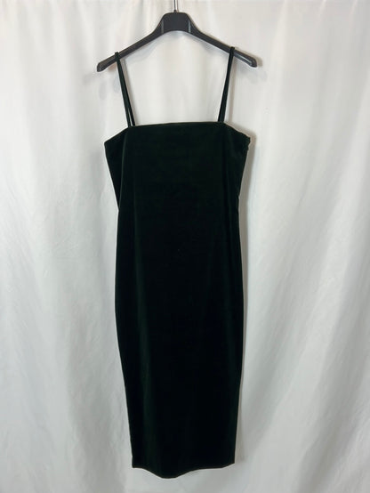 ZARA. Vestido midi terciopelo T.s