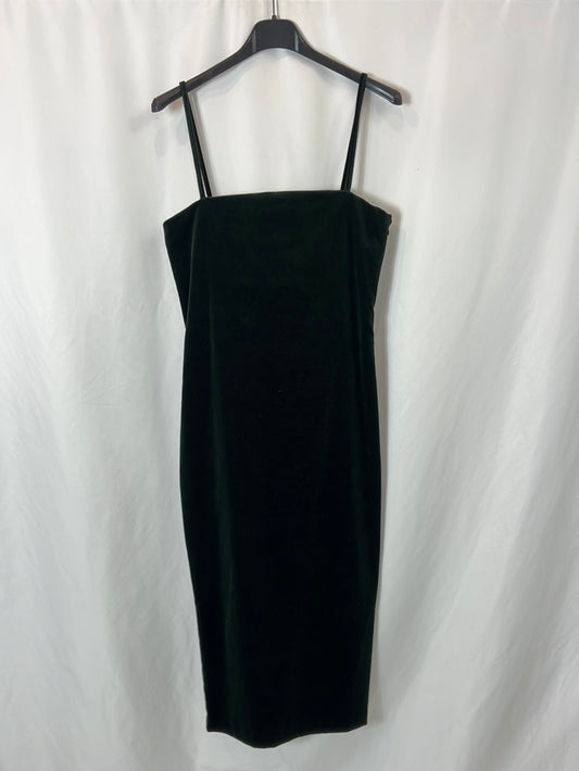 ZARA. Vestido midi terciopelo T.s