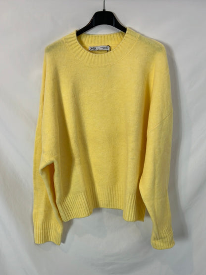 ZARA. Jersey amarillo claro. T m