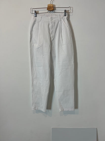 ZEROASSOLUTO. Pantalón blanco algodón. T XS