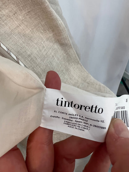 TINTORETTO. Blazer beige lino. T S