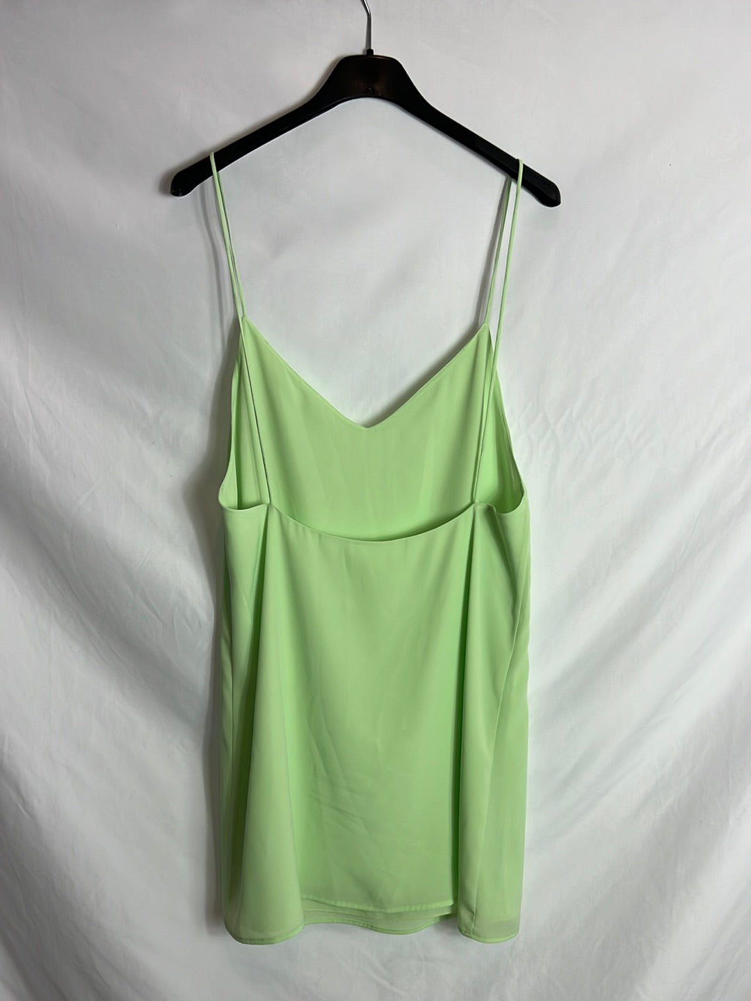 BLEIS MADRID. Vestido verde lima T.xs