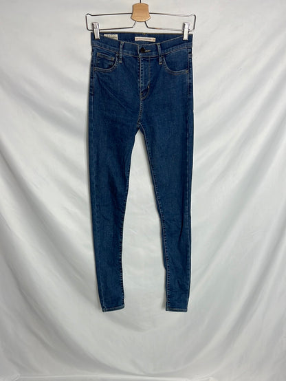 LEVI’S. Denim pitillo elástico costura. T 25 (34)