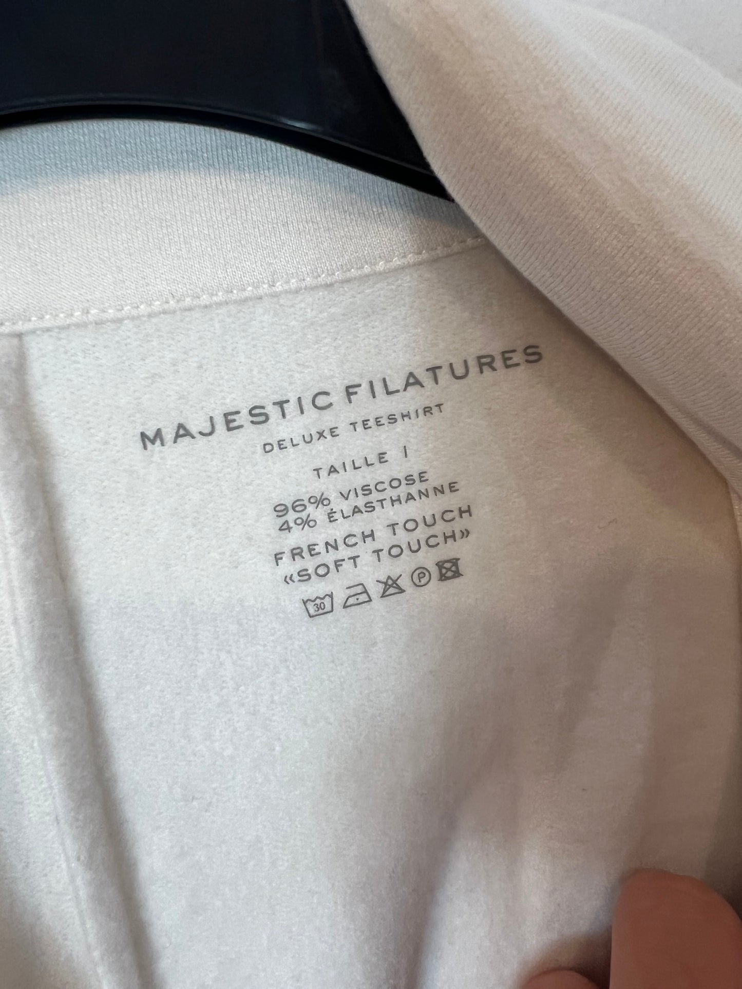 MAJECTIC FILATURES. Blazer beige elástica  T.1(S)