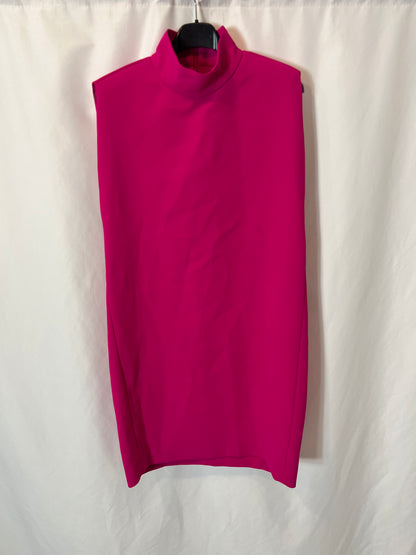 ZARA. Vestido corto rosa T.xs