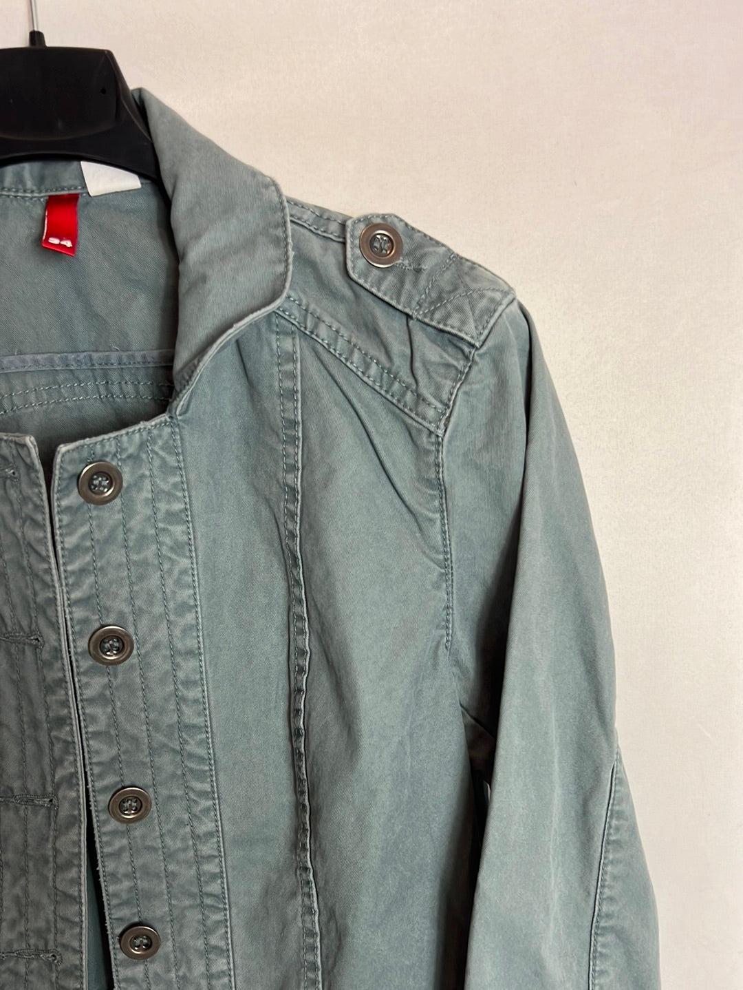 H&M. Chaqueta denim azul claro 34