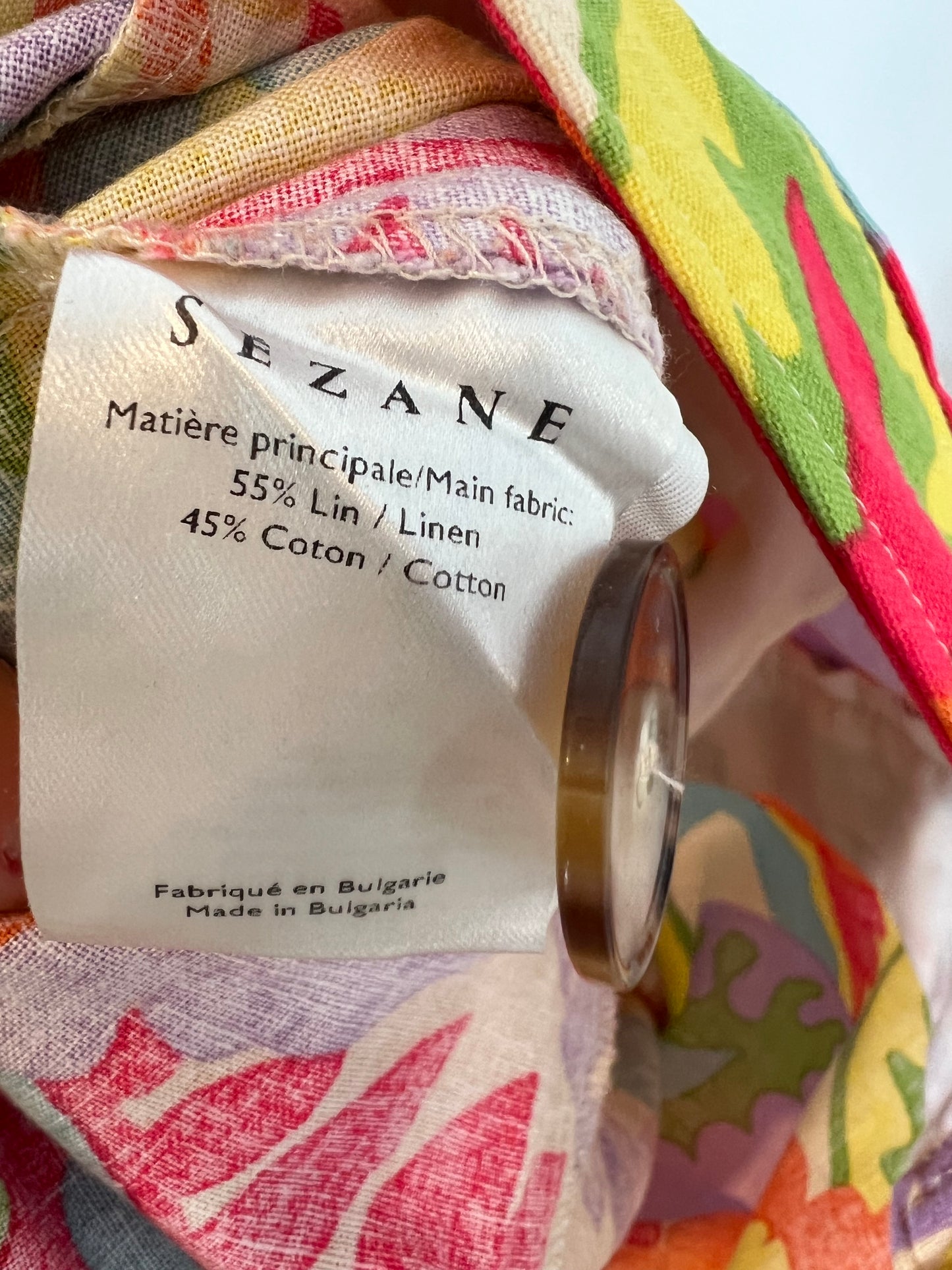 SEZANE. Pantalón culotte colorido T36