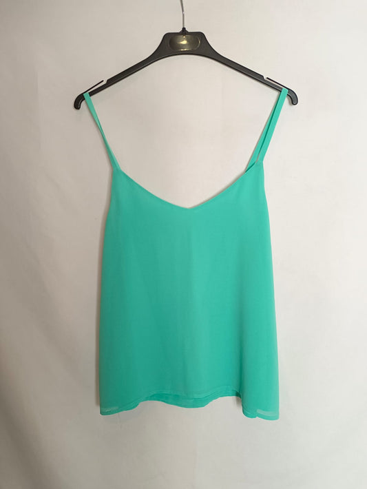 BIMANI. Top fluido verde T.m