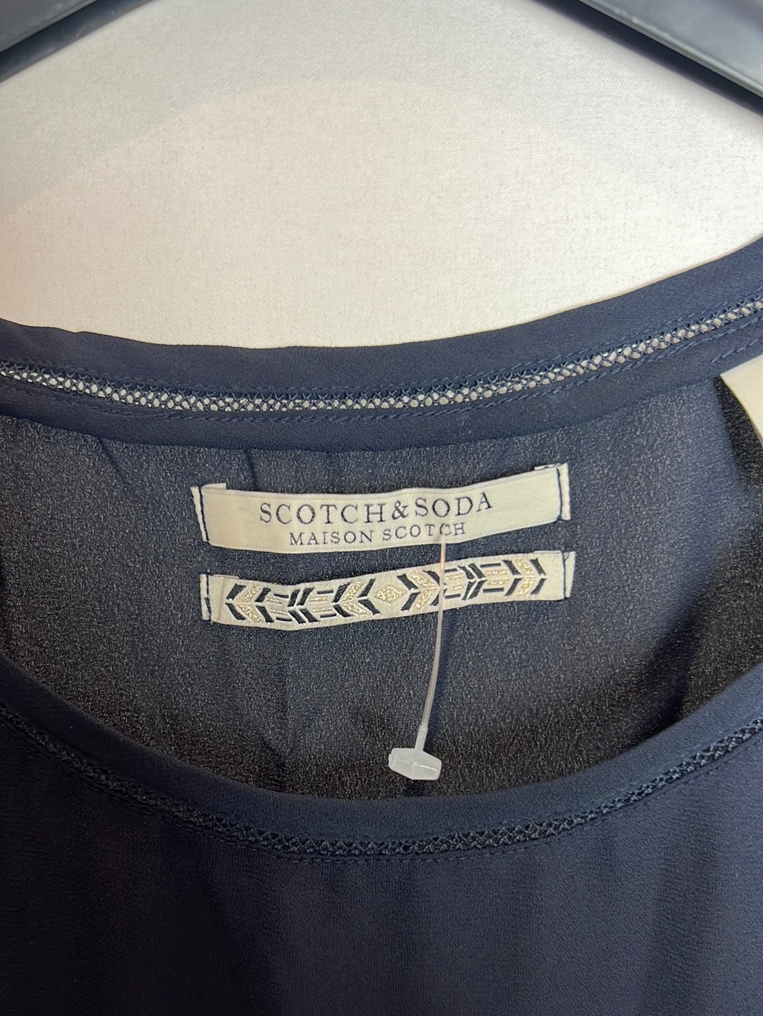 SCOTCH&SODA. Blusa fluida azul T2(m)