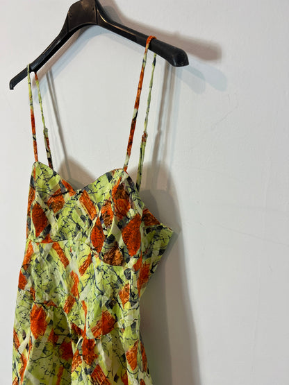 LAAGAM. Vestido corto estampado. T M