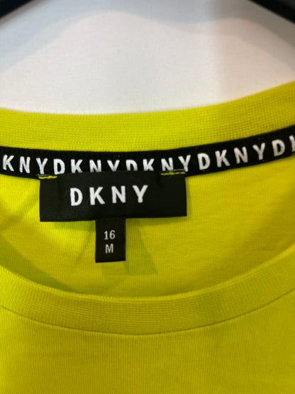 DKNY. Camiseta logo flúor. T 16 años (xs)