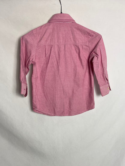 TRASTAZ. Camisa rosa jaspeada. T 4 años